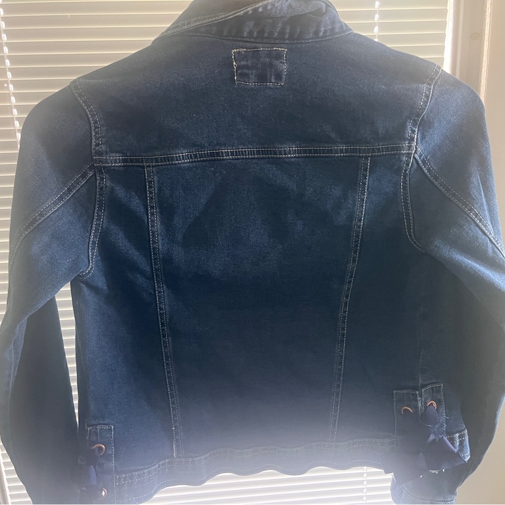Demin Crop Jacket - Picture 2 of 2